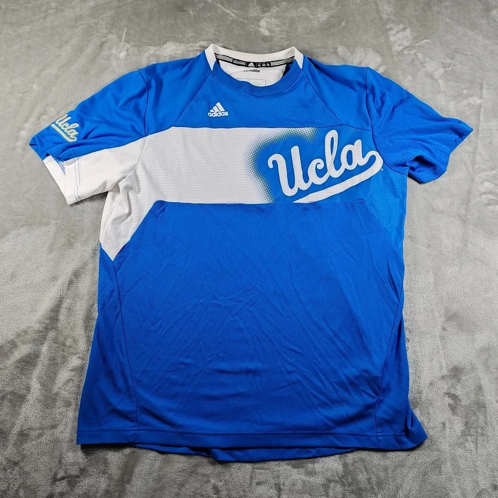 UCLA Bruins Soccer Jersey Men XL Blue Adidas Performance NCAA Football Climalite